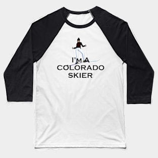 Colorado Skier Baseball T-Shirt